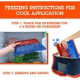 thumbnail image 5 of Camerons Hot or Cold Gel Pack Set of 4- XL Size (8 x 11") Reusable Ice Pack for Icing and Heating Injuries, Keeping Food Warm or Cold During Travel- Microwave and Freezer Safe, 5 of 5