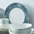 thumbnail image 3 of Noritake Grey Hammock Round Platter, 3 of 6
