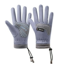 VNKIDY Kids Gloves Children Winter Sports Gloves With Grippy Palms Adjustable Drawstrings Warm Functional Accessory For Outdoor Activities Soft Gloves