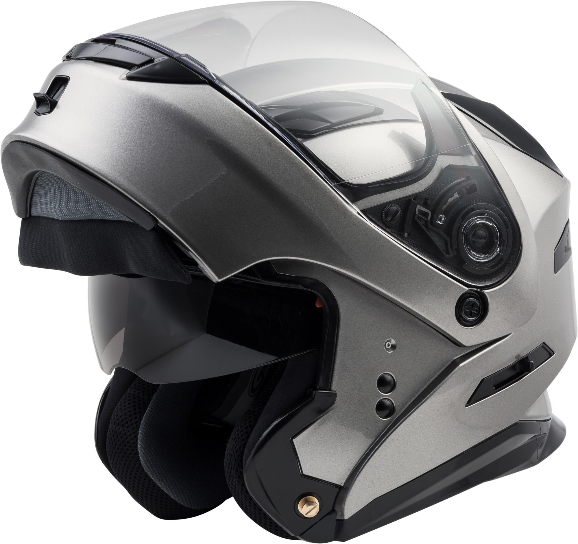 G1010476 Lg Titanium GMAX MD-01 Solid Helmet 