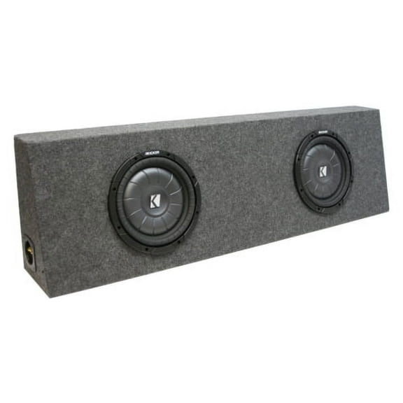 Kicker 43CVT124 12" CTV Series 400W RMS 4 Ohm Sub & 212TRUCK Sub Box Enclosure