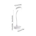 thumbnail image 2 of Classic Eye-Caring Rechargeable Desk Lamp Compact Foldable USB Rechargeable Desk Lamps for Home Office, Dorm Night Reading, 2 of 6