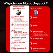 TINYSOME Mobile Game Controller Joystick Bluetooth-compatible5.0 Connection for Android-iOS Cellphone with Remappable Button