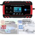 thumbnail image 4 of Car y Charger,12V/8A 24V/4A Compatible Smart Portable y Charger Maintainer/Pulse Repair Charger, 4 of 5