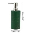 thumbnail image 4 of Unique Bargains 1 Pc Simple Cylindrical Soap Pump Dispenser for Hotel 350ml Silver Tone Green, 4 of 6