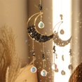 thumbnail image 1 of Gorgeous Crystal Moon Star Suncatcher - Add a Magical Window Rainbow to Your Home, Garden, Bedroom & More!, 1 of 5