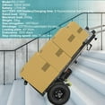 thumbnail image 4 of RXFSP Electric Stair Climbing Cart - 880lb Capacity Heavy Duty Dolly w/Removable Battery for Parties, Home & Commercial Moving, 4 of 13