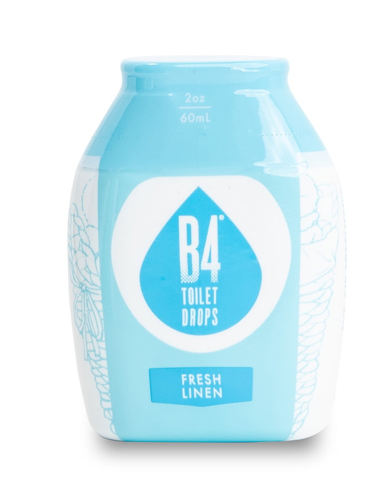 B4 Toilet Drops - Toilet & Bathroom Deodorizer / Air Freshener - Fresh ...