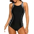 thumbnail image 4 of Beautyin Women's One Piece Athletic Racerback Swimsuit Slimming Bathing Suit, 4 of 6