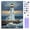 Lighthouse, variant on Mosaflare Paint by Numbers Kits for Adults,DIY Lighthouse Art Craft Oil Painting Set,Home Wall Decor 16"×20"