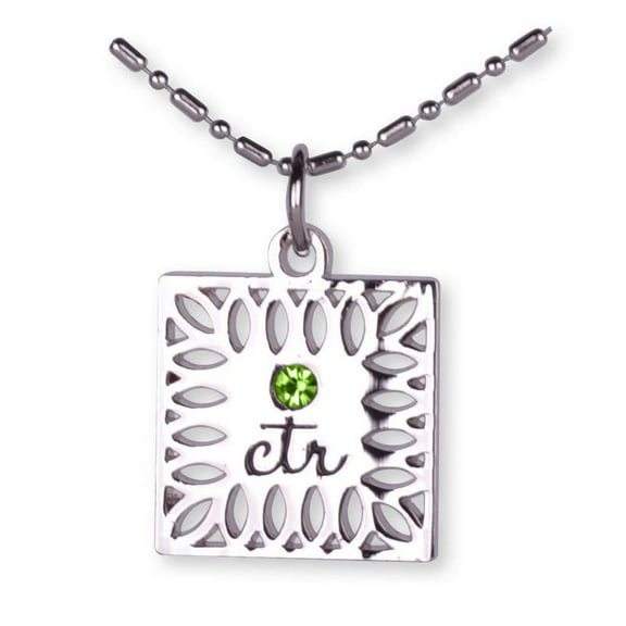 CTR - Necklace - Birthstone - August - Green - Peridot