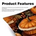 thumbnail image 2 of Thanksgiving Pumpkin Pie Velvet Decorative Throw Pillow Inserts - Set of 2, Chair Pillow Covers - Unique Patterns, 16x16, 18x18, 20x20 Inches for Home Decor & More, 2 of 6