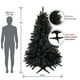Northlight 7' Noir Sapin de Noël Artificiel en Épicéa - Unlit – image 2 sur 5