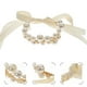 thumbnail image 4 of Pulsera de perlas con ramillete y lazo para dama de honor., 4 of 7