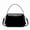 black, variant on Genuine Leather Box Bag, Women's Glossy Handbag Shoulder Crossbody Purse