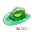 thumbnail image 3 of Sombrero de vaquera con luz LED luminosa inalámbrica para novia, barra de luz brillante, suministros para despedida de soltera, sombrero de vaquero occidental de neón intermitente, 3 of 5