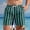 Green, variant on Short for Mens Elastic Waist Pocket Drawstring Shorts Stripe Casual Comfy Loose Fit Weekend Pants Green XXL