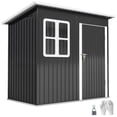 thumbnail image 1 of Outsunny 7' x 4' Metal Outdoor Storage Shed with Window, Lockable Door, 1 of 10