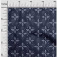 thumbnail image 1 of oneOone Cotton Cambric Fabric Floral Block Print Sewing Fabric BTY 56 Inch Wide, 1 of 4