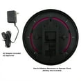 thumbnail image 4 of Sterling & Noble Indoor 11" Pink Arabic Neon Wall Clock, 4 of 5