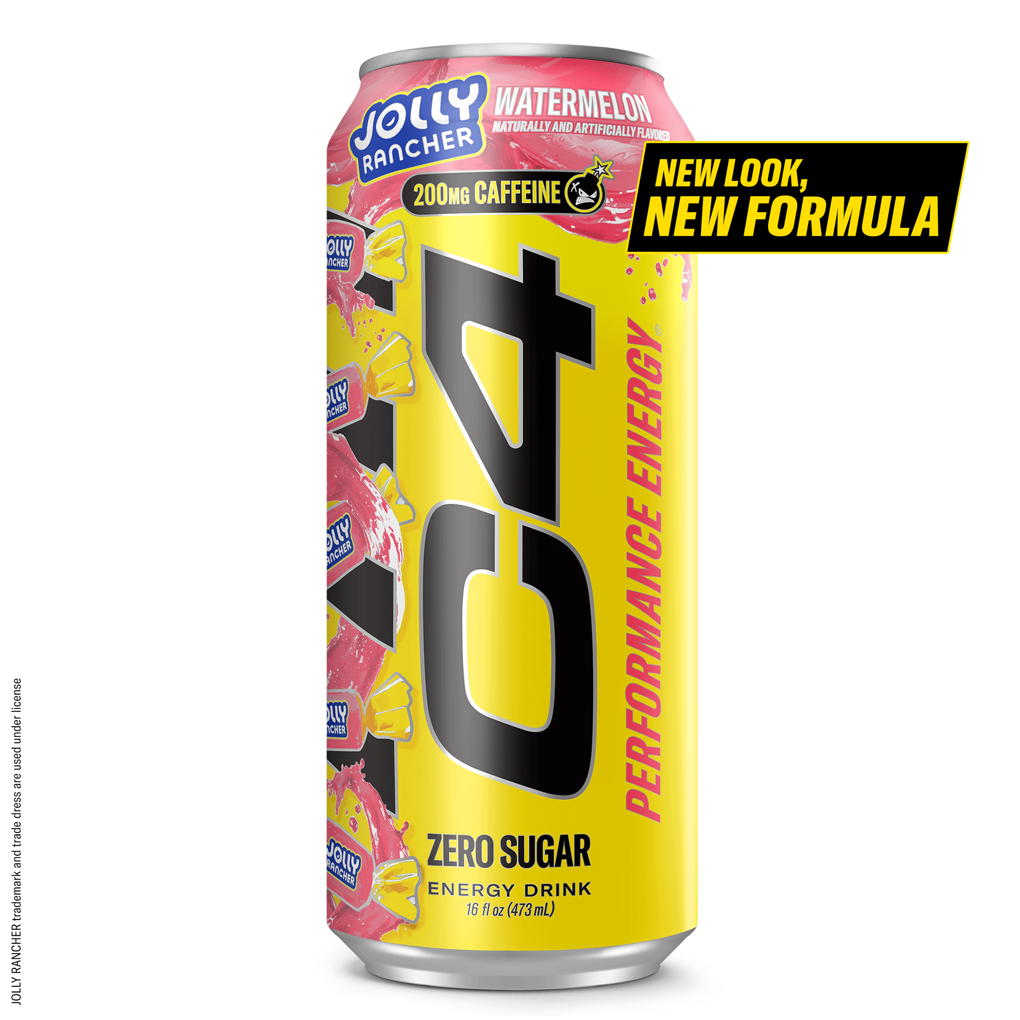 C4 Performance Energy Drink, Jolly Rancher Watermelon, 16 fl oz Single Can