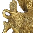 thumbnail image 2 of Qilin Ornament Brass Home Desktop Statue Collection Lucky Animals Crafts Decoration, 2 of 3