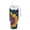Colorful Pattern Background Design, variant on 40 oz Insulated Stainless Steel Tumbler Double Wall Stainless Steel Tumbler with 2-Way Drinking Colorful Butterflies with Flowers