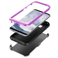 thumbnail image 4 of Galaxy S8 Case, Mignova Hard Shell Holster Combo Matte Finish Protective Slim Case with KickStand and Locking Belt Swivel Clip for Samsung Galaxy S8 2017 release (Purple), 4 of 5