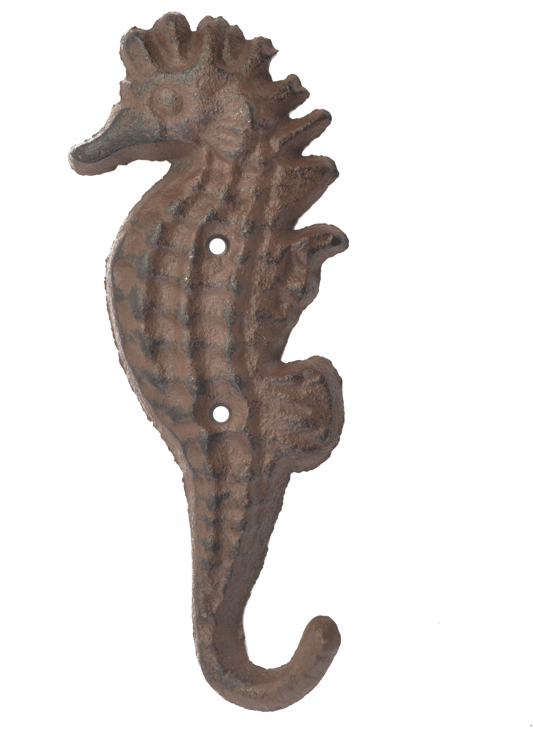 decorative wall hangers hooks on Decorative Wall Hook Seahorse Rust Brown Cast Iron 5 25 Tall Walmart Com Walmart Com