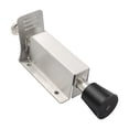 thumbnail image 2 of Heavy Duty Door Stopper Zinc Alloy Soft Rubber Foot Spring Loaded Easily Step-On, 2 of 8
