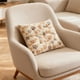 thumbnail image 1 of Cojín de asiento de felpa gruesa | Acolchado de poliéster suave y cálido | Estampado de pata de gato | 40 x 40 cm para oficina, hogar, comedor, silla, patio | Soporte cómodo para uso en interiores y, 1 of 6