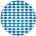 thumbnail image 2 of Beistle Disposable Bavari Checkered Plates - 9" - Blue and White - Pack of 96, 2 of 2