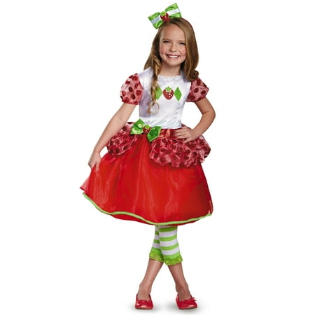 Girl's Strawberry Shortcake Deluxe Toddler Halloween Costume