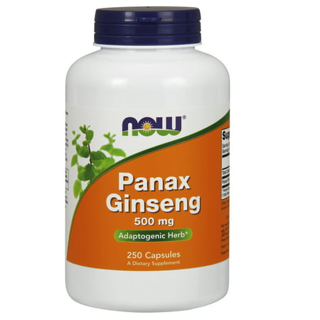 NOW Foods Panax Ginseng 500 mg 250 Capsules