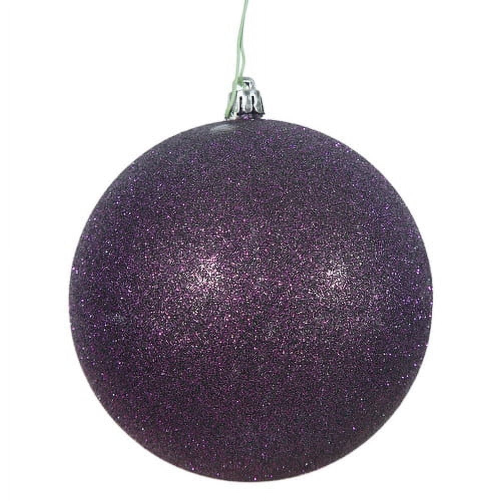 Vickerman 8" Gold Glitter Ball Ornament
