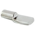 thumbnail image 1 of 25 Pack Rok Hardware Heavy Duty 3/16"" (5Mm) Shelf Pin Spoon Shaped Cabinet Support Pegs Holder Metal Nickel Finish - Roksp5N, 1 of 4