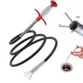 thumbnail image 1 of 57cm Spring Pipe Dredging Tools Drain Snake Drain Cleaner Sticks Clog Remover Cleaning Household for KitchenBending sink tool, 1 of 5