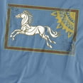 thumbnail image 2 of Lord of The Rings Rohan Banner Women's T Shirt, Carolina Blue, Small, 2 of 6