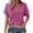 Hot Pink, variant on Linen Shirts for Women Boho Summer Graphic Tees Boho Ethnic Style Peasant Tee Button Down Plaid Shacket Shirt Cotton Linen Tunic Tops Floral Print Linen Shirts Loose Vintage Shirts Beige XL