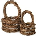 thumbnail image 3 of Miyuadkai 10 Inch Rattan Vine Wreath for Dollhouse Fruit Tree Christmas Decorations Macrame Craft Garland Front Door Hanging Rustic Holiday Decor, 3 of 7