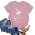 thumbnail image 2 of TSADFHJI Chemise Noire à Manches Longues pour Femmes, Lot de 3, Motif Pissenlit, Col Rond, T-Shirt à Manches Courtes, TG, 2 of 4