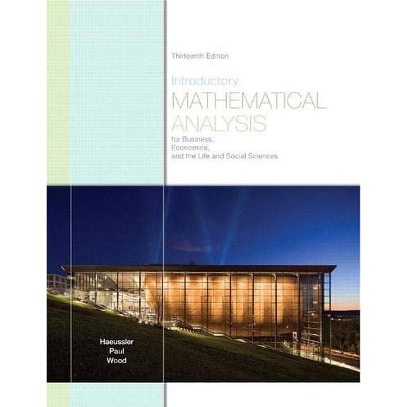 Pre-Owned Introductory Mathematical Analysis for Business, Economics, and the Life and Social Sciences (Hardcover) 0321643720 9780321643728