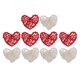 thumbnail image 2 of Bola De Ratán En Forma De Corazón, Diseño Hueco, Ratán De Sauce Portátil, 10 Bolas Decorativas, Relleno De Corazón Para Vacaciones, 2 of 7