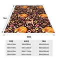thumbnail image 3 of Fotbe Woodland Creatures Floral Manta de Franela Acolchonada con Estampado, Súper Suave y Esponjosa, Extra Grande para Sofá, Cama, Uso Todo el Año-50"x40", 3 of 7