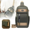 thumbnail image 2 of HCTSHG EDC Sling Bag Crossbody Backpack Sport Bag Pack Chest Shoulder Bag for Men One Strap Motorcycle for Hiking Walking Biking Travel Cycling with USB Charger Port, 2 of 9