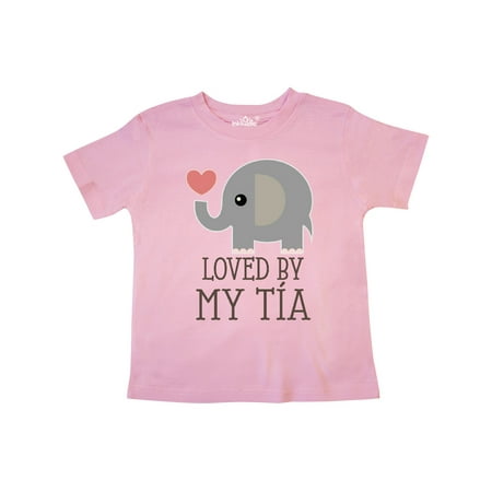

Inktastic Tia Loves Me Baby Elephant Gift Toddler Boy or Toddler Girl T-Shirt