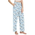 thumbnail image 2 of FORMRS Women's Pajama Pants with Pockets Soft Comfy Loungewear Sleep Bottom, Sizes S-2XL, Blue Sheep Pattern, 2 of 8
