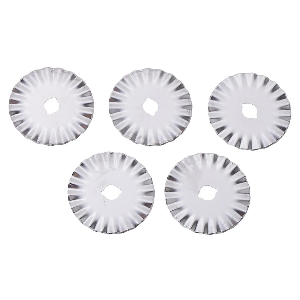 Wave & Perforation Set Of 3 45mm Rotary Craft Blades Pinking 