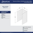 thumbnail image 6 of DreamLine QWALL-VS Shower and Tub Backwalls White, 6 of 6