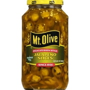 Mt. Olive Delicatessen Style Jalapeno Slices, 32 fl oz Jar